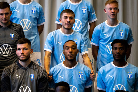 Malmö FFs Patriot Sejdiu och Derek Cornelius