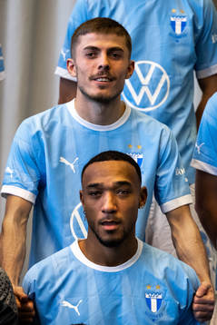 Malmö FFs Sebastian Nanasi och Derek Cornelius
