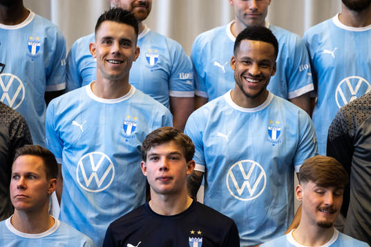 Malmö FFs Niklas Moisander och Martin Olsson
