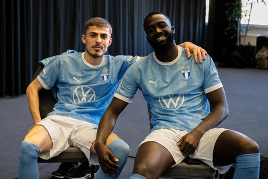 Malmö FFs Malmö FFs Mahame Siby och Patriot Sejdiu