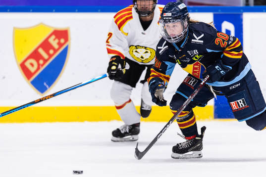 Djurgårdens Brette Pettet och Brynäs Mina Waxin