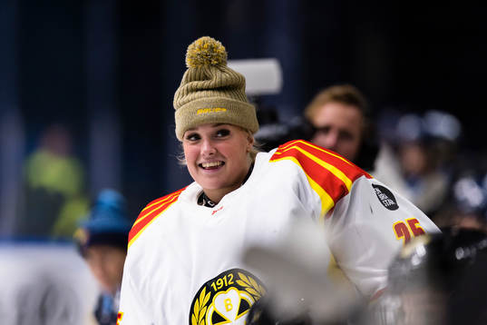 Brynäs målvakt Amanda Johansson