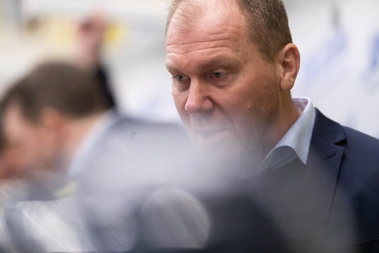 HV71s tränare Johan Lindbom