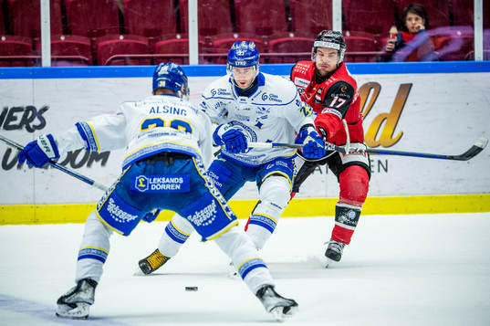 Leksands Olle Alsing och Mikael Ruohomaa mot Malmö