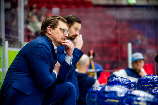Leksands tränare Björn Hellkvist deppar