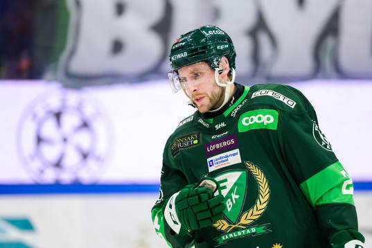 Färjestads Per Åslund deppar