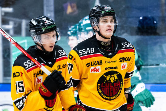 Luleås Carl Mattsson och Julius Honka deppar
