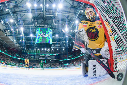 Luleås målvakt Matteus Ward deppar