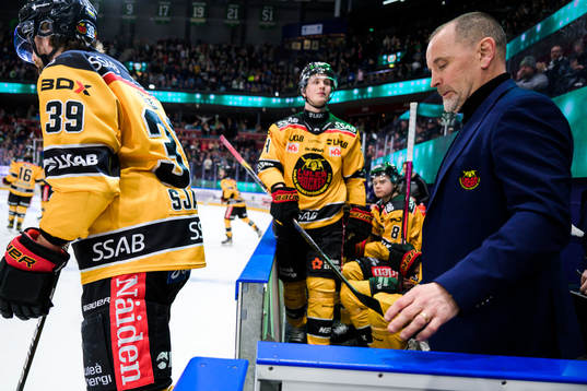 Luleås tränare Thomas Berglund deppar