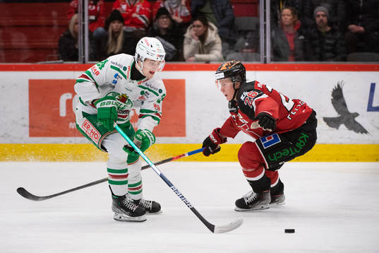 Rögles Marco Kasper och Örebros Elias Pettersson
