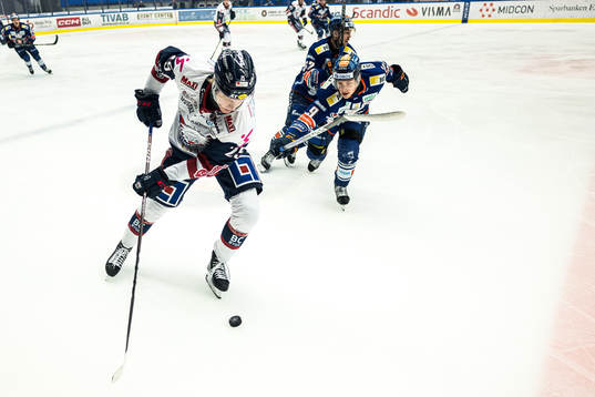 Linköpings Filip Bystedt och Växjös Victor Stjernborg