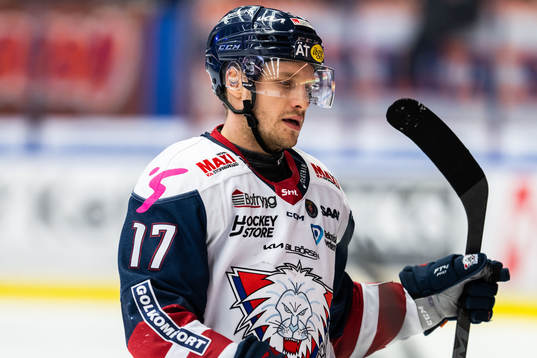 Linköpings Sebastian Strandberg deppar