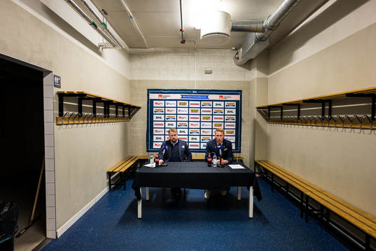 Linköpings tränare Klas Östman och Växjös tränare