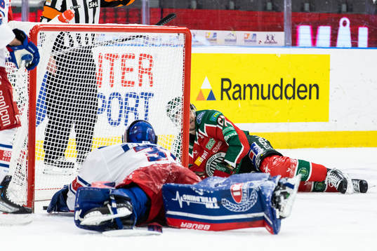 Frölundas Jacob Nilsson gör 3-2 bakom Oskarshamns