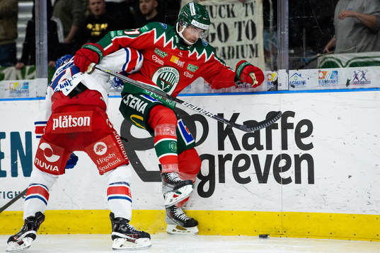 Oskarshamns David Quenneville och Frölundas Loui Eriksson