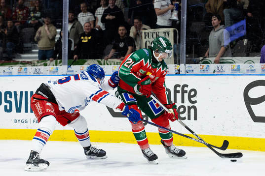 Oskarshamns David Quenneville och Frölundas Loui Eriksson