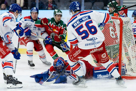 Oskarshamns målvakt Tim Juel