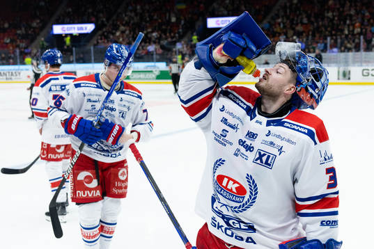 Oskarshamns målvakt Tim Juel