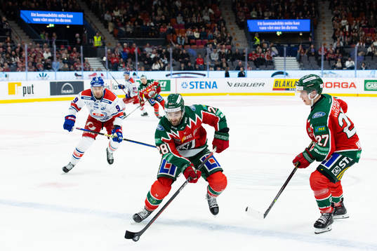 Frölundas Anthony Greco och Jere Innala