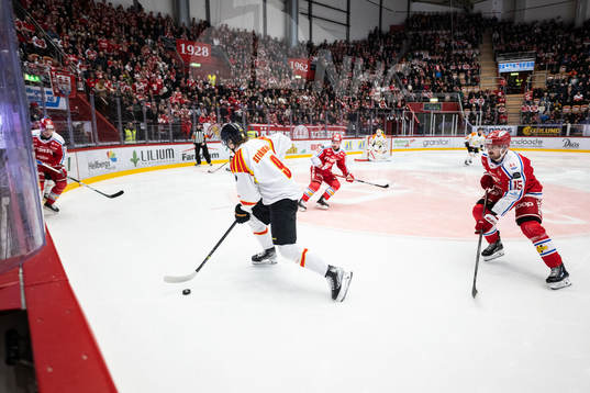 Brynäs William Strömgren och Timrås Panu Mieho