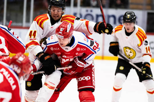 Brynäs Jacob Blomqvist och Timrås Sebastian Hartmann
