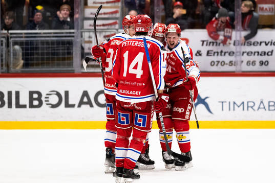 Timrå med Jonathan Dahlén jublar
