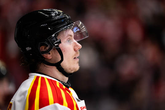 Brynäs Nick Olesen deppar