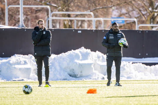 Tillfälliga huvudtränarna William Lundin och Alexander