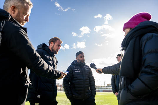 Tillfälliga huvudtränarna William Lundin och Alexander