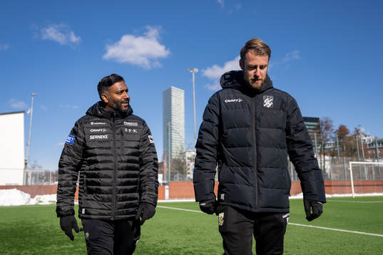 Tillfälliga huvudtränarna Alexander Tengryd och William