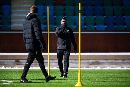 Tillfälliga huvudtränarna William Lundin och Alexander