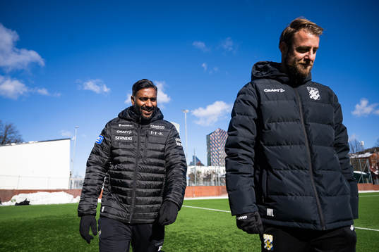 Tillfälliga huvudtränarna Alexander Tengryd och William
