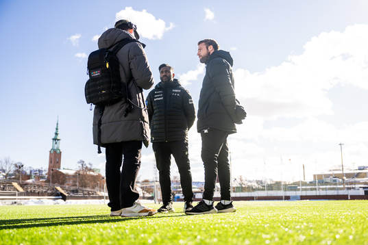 Tillfälliga huvudtränarna Alexander Tengryd och William