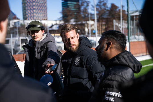 Tillfälliga huvudtränarna William Lundin och Alexander