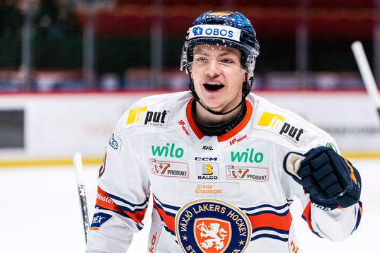 Växjös Victor Stjernborg jublar