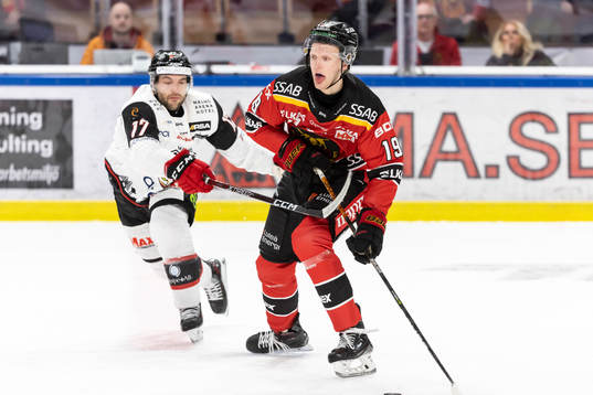 Luleås Elias Callgren och Malmö Redhawks Pathrik