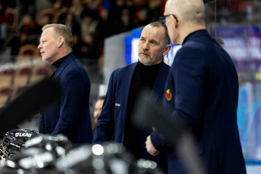 Luleås tränare Thomas Berglund deppar