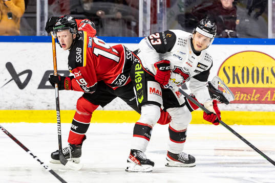 Luleås Elias Callgren och Malmö Redhawks Christoffer