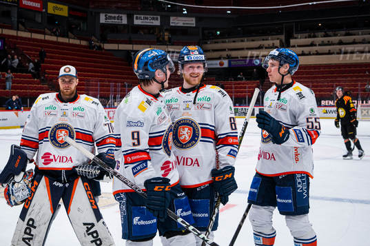 Växjös Victor Stjernborg, Joachim Blichfeld och Miika