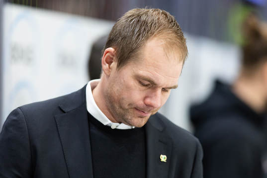 Färjestads huvudtränare Tomas Mitell