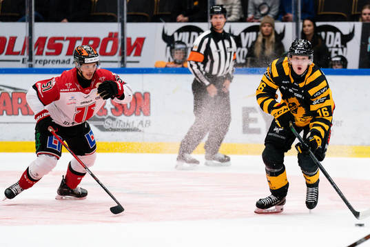 Örebros Kristian Näkyvä och Skellefteås Linus Lindström