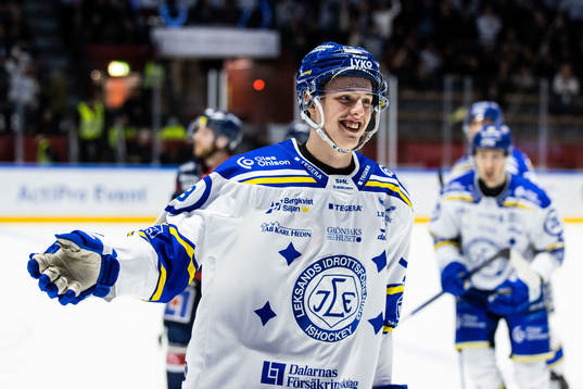 Leksands Anton Johansson jublar