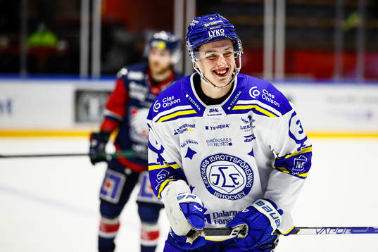 Leksands Anton Johansson jublar