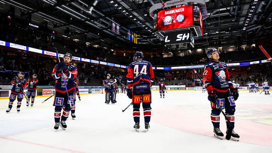 Linköpings spelare tackar publiken