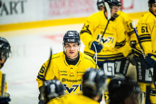 HV71s Radan Lenc jublar