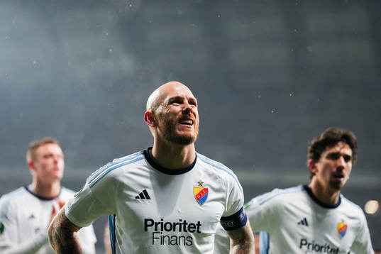 Magnus Eriksson of Djurgården looks dejected