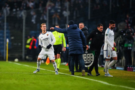 Besard Sabovic of Djurgården is substituted off for Hampus