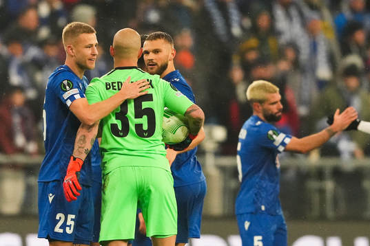 Filip Dagerstål, goalkeeper Filip Bednarek and Jesper
