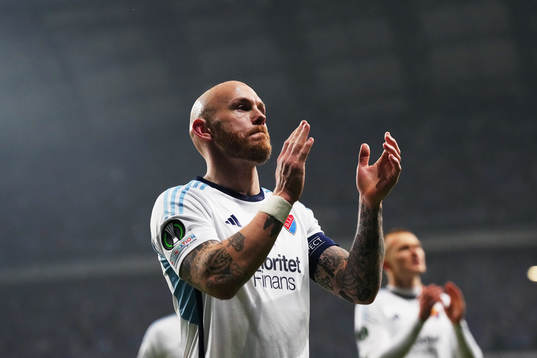 Magnus Eriksson of Djurgården looks dejected