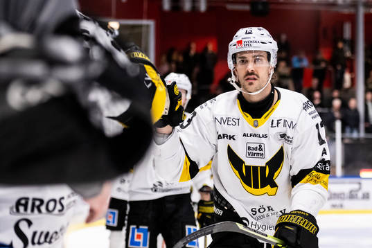 Västerås Trevor Cheek jublar